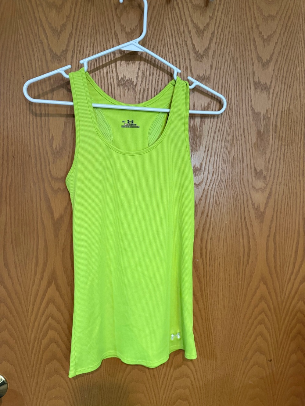 Under Armour Women’s Neon Lime Racerback Tank Top Medium